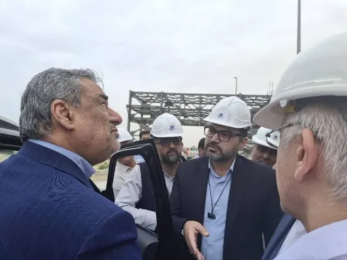 بازدید معاون وزیر نفت از پروژه ایران LNG