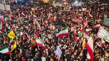 فریاد لبیک یا خامنه‌ای اردبیلی‌ها در موج بیست و هفتم