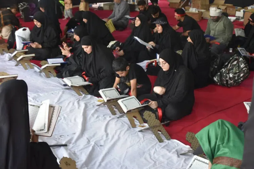 تجلی خدمت جهادی روحانیون خشتی در طریق‌الحسین(ع)؛ از اسکان هزاران زائر تا کاروان فرهنگی در عمود ۹۱۴