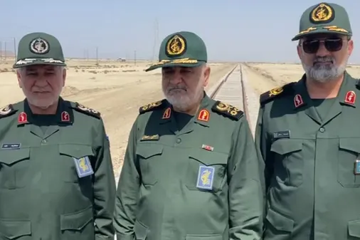 بازدید فرمانده کل سپاه از پروژه راه&zwnj;آهن چابهار &ndash; زاهدان؛ پیشرفت ۸۰ درصدی یک شاهکار ملی
