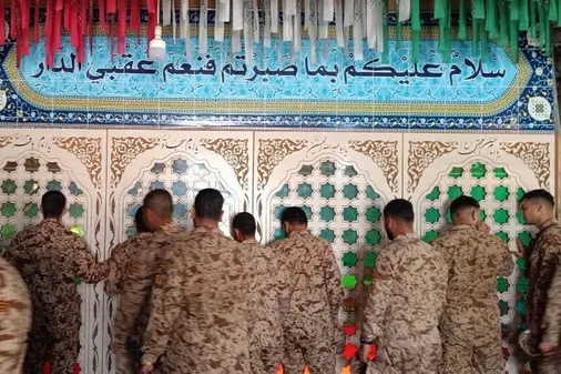 برگزاری اردوی فرهنگی زیارتی هیئت جوانان سرباز حضرت علی اکبر علیه الاسلام قرارگاه منطقه ای کربلا