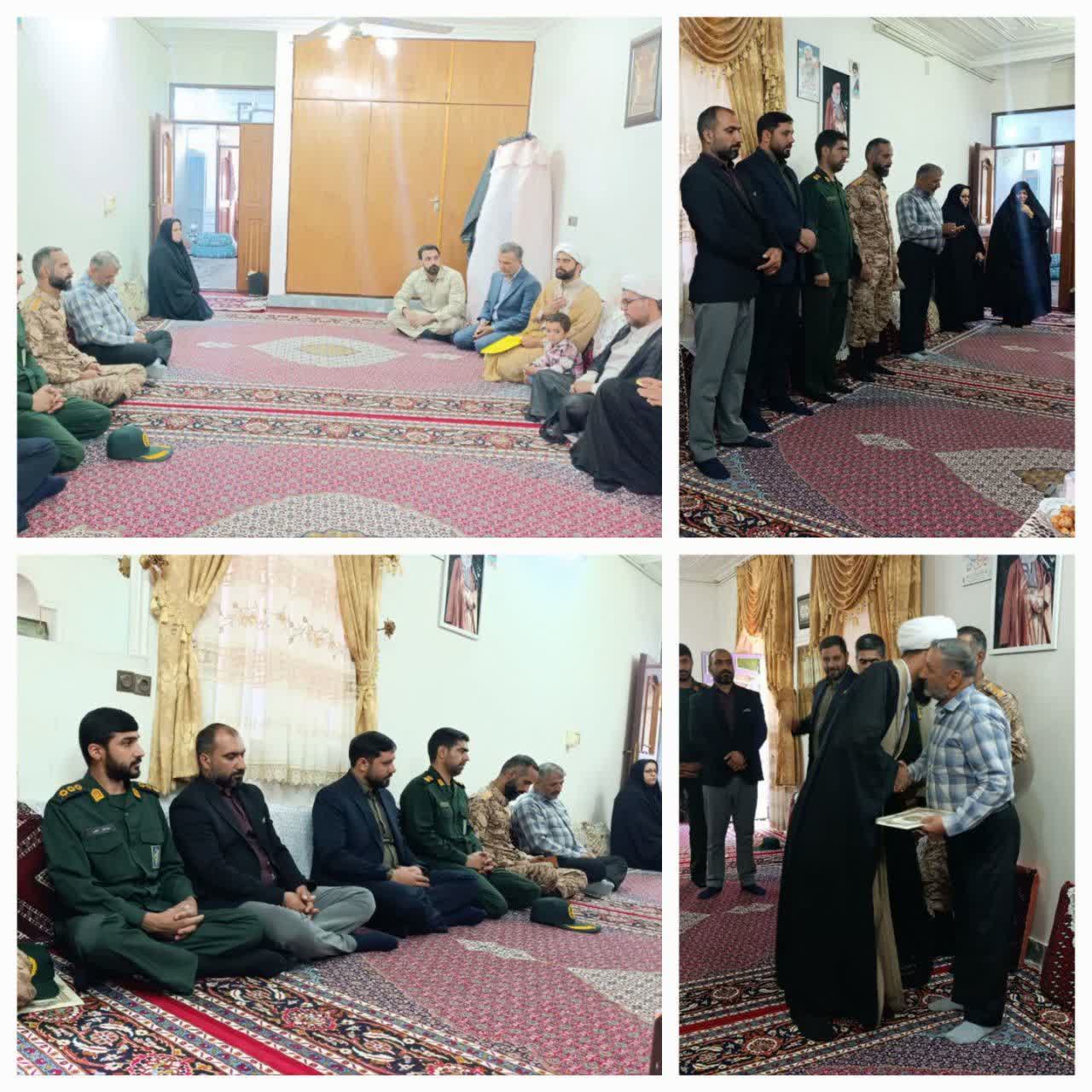 تکریم خانواده شهدا و پاسداشت مقام والای شهیدان در شهرستان نهبندان