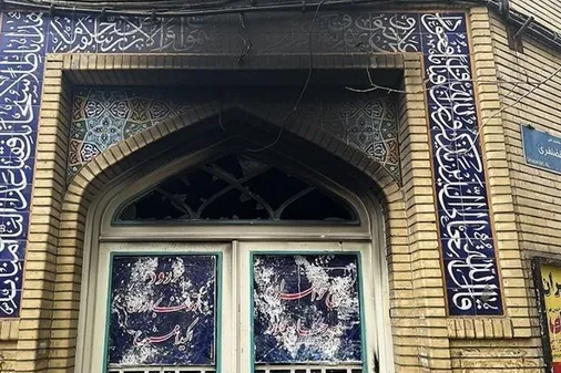 خسارت جدی اغتشاشگران به حوزه علمیه هیدج