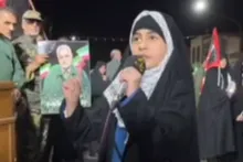 رجزخوانی شیردختر یزدی در میدان اقتدار