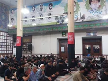 حضور حجت الاسلام والمسلمین موسوی فرد در مراسم هفتم رهبر شهید انقلاب با حضور خرمشهریها در مسجد جامع