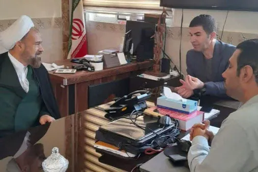 دیدار مسئول دفتر نمایندگی ولی فقیه در سپاه استان با رییس، مدیر و کارکنان بیمارستان امام علی(ع)