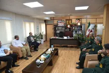 دیدار فرمانده سپاه ناحیه امام حسین (ع)، با فرماندار ویژه شهرستان کرج