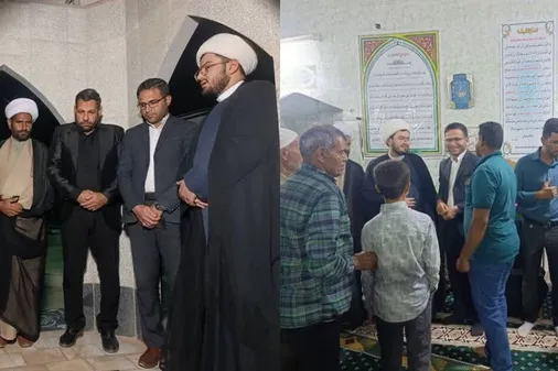 دیدار مردمی ریاست دادگستری و دادستان رودان با اهالی روستای خیرآباد در آستانه هفته بسیج
