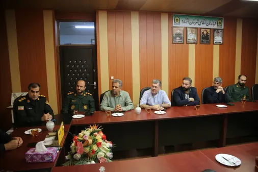 دیدار مسئولان شهرستان اشتهارد، با فرماندهی انتظامی شهرستان