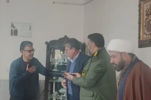 تجلیل از جانباز سرافراز فرشاد غلامی در اسلام&zwnj;آبادغرب