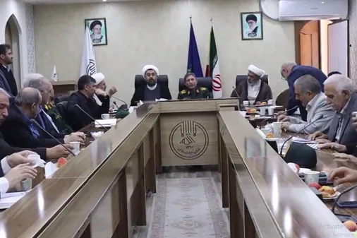 جلسه هماهنگی حضور دستجات عزاداری در میدان بیعت اردبیل