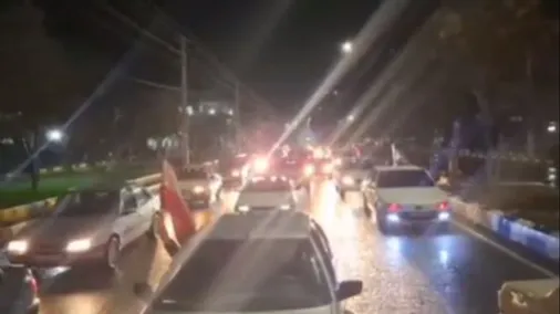 نمایش اقتدار و شکوه مرزنشینان ثلاث باباجانی با رژه خودرویی