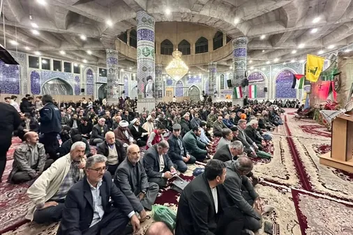 مراسم یادواره شهدا و حماسه حضور بسیجیان به مناسبت ۵ آذر