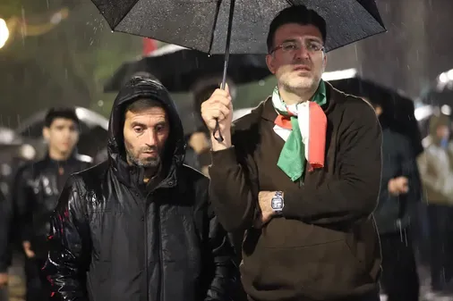باران هم حریفِ عزمِ تبریزی ها نشد