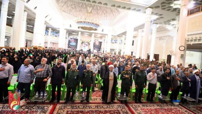 آیین گرامیداشت سرلشکر شهید حاج احمد جعفری و سرلشکر شهید غلامرضا رضائیان برگزار شد