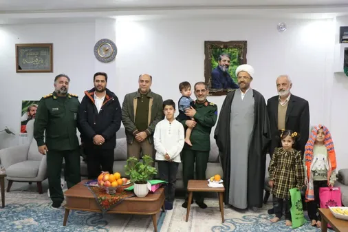 دیدار با خانواده های شهدای اقتدار ایران رضوان پور و سوادکوهی