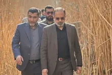 تجدید میثاق فرمانده سپاه کربلا مازندران با شهدای عملیات کربلای ۴ در یادمان شهدای علقمه