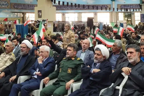 همایش اقتدار بسیجیان مرکز استان خراسان شمالی به مناسبت سالروز تشکیل بسیج در مصلی امام خمینی (ره) بجنورد