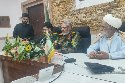 دیدار فرمانده یگان امنیتی حیدر کرار با فرمانده یگان ویژه به مناسبت هفته نیروی انتظامی
