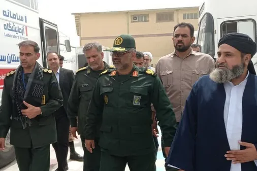 آغاز فعالیت بیمارستان صحرایی سپاه در زهک