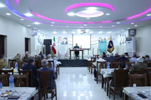 دیدار صمیمی فرمانده سپاه قدس گیلان با پیشکسوتان و وابستگان سپاه