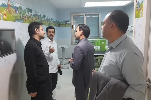 بازدید دادستان نظامی استان کردستان از بیمارستان شهید قاضی نیروی زمینی سپاه