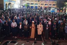 نماز استغاثه شب ۲۱۶ با حضور اقشار مختلف مردم شهرکرد