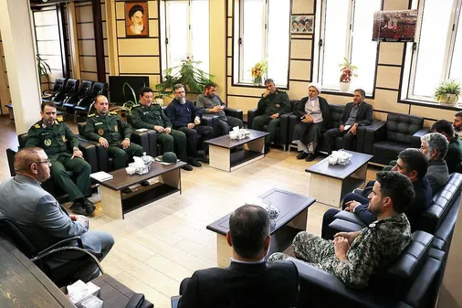 دیدار فرمانده سپاه انصارالمهدی (عج) استان با رئیس کل دادگستری زنجان