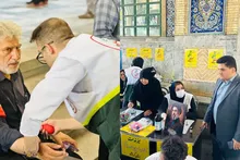 برگزاری میز خدمت سلامت سازمان بسیج جامعه پزشکی استان کرمانشاه