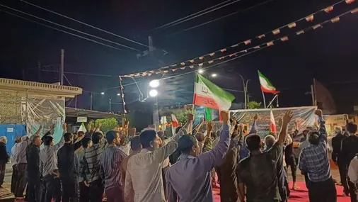 گزارش تصویری  مراسم وداع و تشییع امام  شهید حضرت آیت&zwnj;الله سید علی خامنه ای در رودبار جنوب