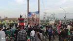 دوچرخه‌سواری جوانان بسیجی از حرم تا جمکران در همایش «جان‌فدا»
