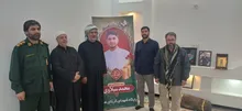 دیدار سرهنگ ساری، معاون هماهنگ کننده سپاه حضرت ولی (عج) خوزستان با خانواده‌های شهدای هویزه