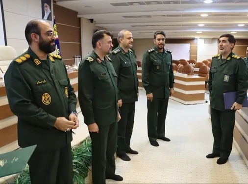 آئین تکریم و معارفه جانشین فرماندهی سپاه استان سمنان در بسیج اقشار و متخصصین استان سمنان