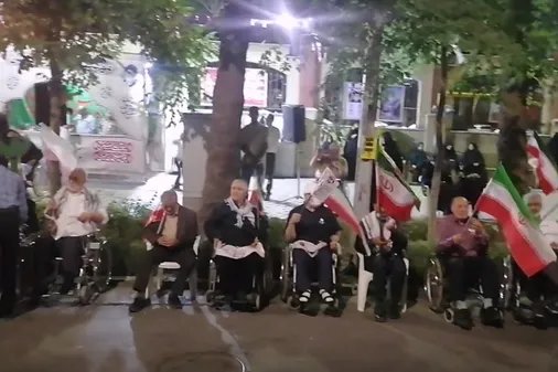 حضور جانبازان اصفهانی پرشور و با نشاط در تجمعات اصفهان