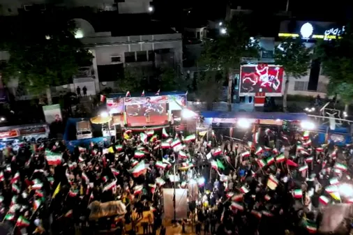 رمی جمرات شیاطین عالم با سلاح الله اکبر در اجتماعات خونخواهی امام شهید در دارالمومنین گرگان