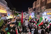 قاب های ماندگار هشتاد و یکمین شب از قرار ایستادگی و مقاومت مردم شریف کرج در رجایی شهر