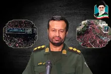 قدردانی فرمانده سپاه  امام سجاد علیه‌السلام هرمزگان از حضور حماسی مردم  در آیین تشییع رهبر شهید 