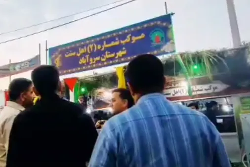ارائه خدمات و پذیرایی موکب شماره ۲ اهل سنت سروآباد به زائران حضرت اباعبدالله الحسین (ع)