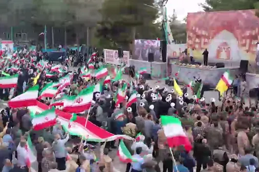 تصاویر هوایی قیام جان&zwnj;فدایان کرمانی برای ایران