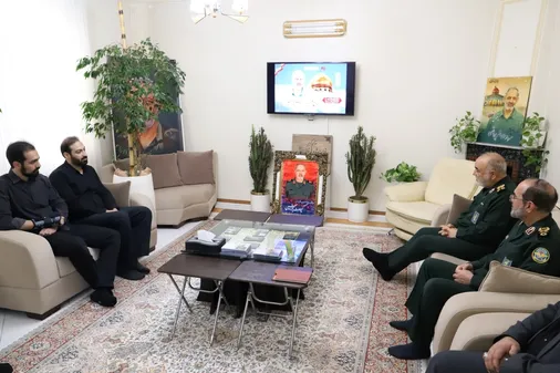 دیدار فرمانده کل سپاه با خانواده سردار شهید کیومرث پورهاشمی
