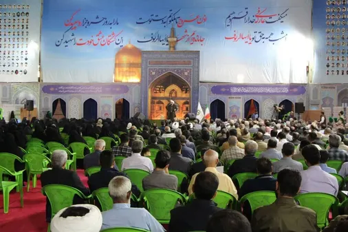 مراسم دعای ندبه با حضور گسترده و پرشور مردم در محل مصلی بزرگ سمنان