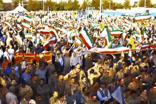 رزمایشِ جان&zwnj;فدایان ایران امام رضایی؛ وقتی کرمان با قلبِ خود رژه رفت