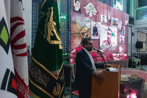 مراسم گرامیداشت شهید مدافع امنیت مهدی مزینانیان در سمنان برگزار شد