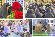 حضور کاروان‌های راهیان نور خراسان جنوبی در یادمان شهدای مرصاد