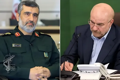 محمدباقر قالیباف طی پیامی به سردار حاجی&zwnj;زاده برای دریافت نشان فتح تبریک گفت