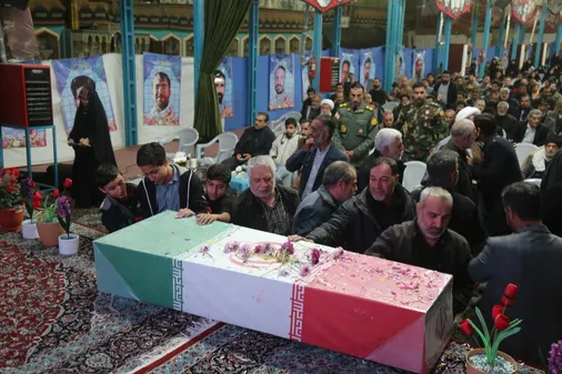 یادواره ۱۲۰ شهید مهندسی رزمی گروه ۴۰ صاحب&zwnj;الزمان (عج) در گلستان شهدا برگزار شد