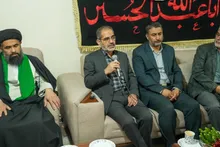 دیدار سردار کفیل با خانواده شهید علیرضا رحیمی/ عطر روضه در بیت شهید