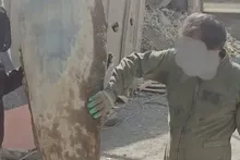 عملیات خنثی سازی بمب بجا مانده از حملات هوایی استکبار و صهیونیست در مرکز سنندج
