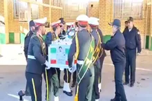 مردم یاسوج پیکر شهید مرزبان را تا خانه ابدی بدرقه کردند