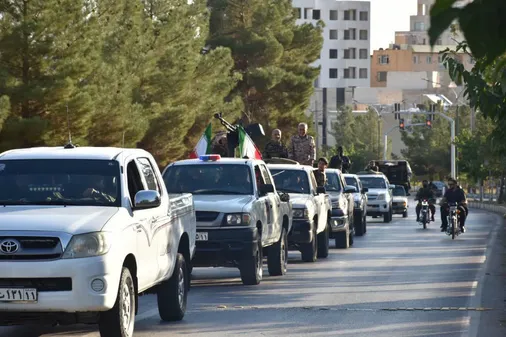 برگزاری بزرگترین کاروان خودرویی جانفدایان شهرستان ساوجبلاغ، با حضور پرشور خانواده&zwnj;ها